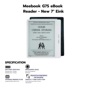 PREORDER Meebook G7S จอสี 7 นิ้ว เครื่องอ่านหนังสือ