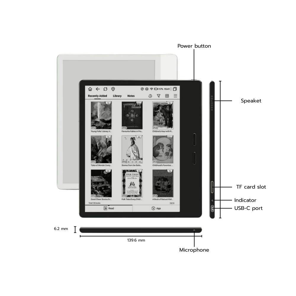 PREORDER Meebook G7S จอสี 7 นิ้ว เครื่องอ่านหนังสือ - Image 2