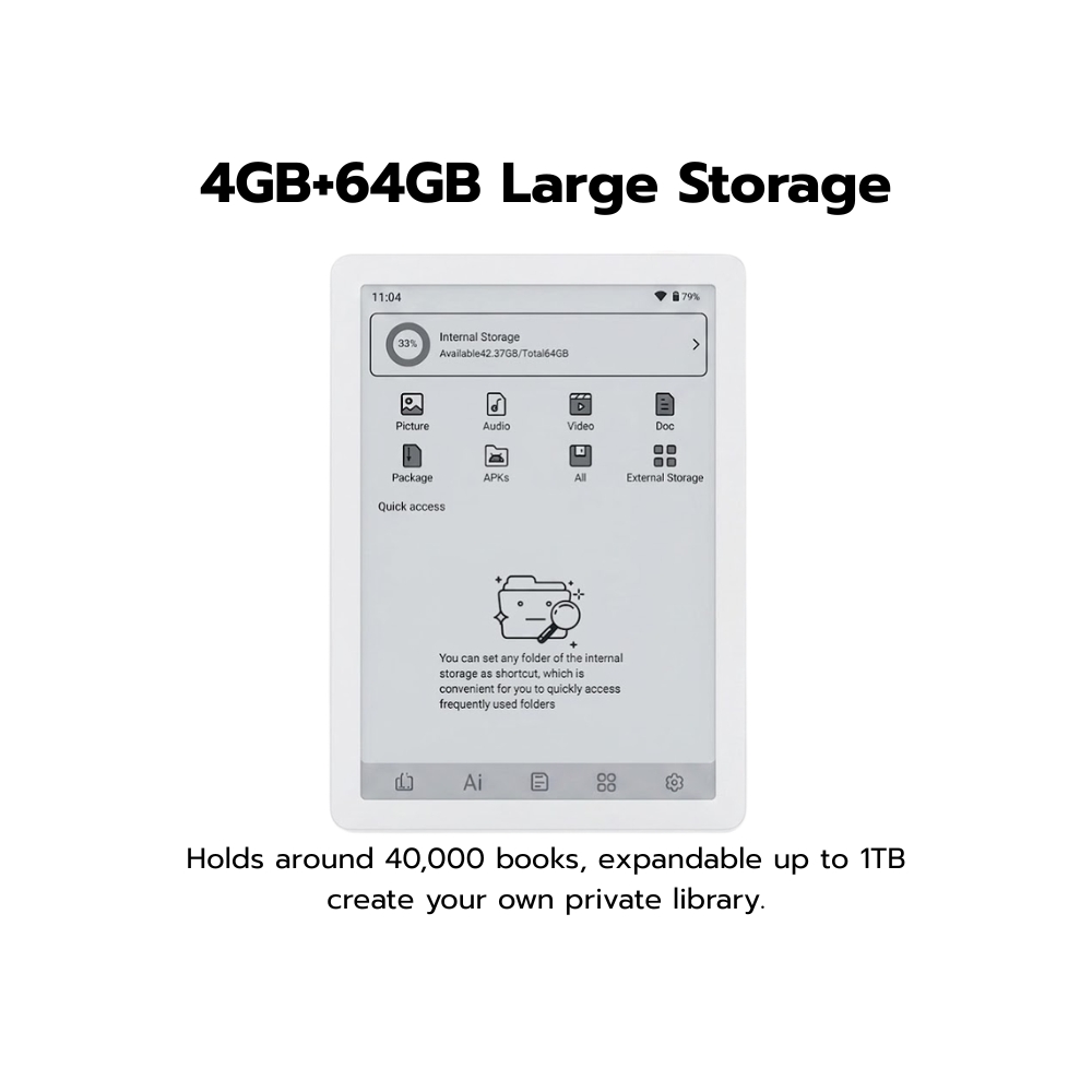Bigme B6 BW หน้าจอขาวดำ ขนาด 6 นิ้ว รุ่นใหม่ - Image 7